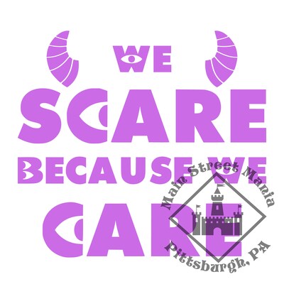 Monsters Inc We Scare Because We Care Decal Sticker - image5